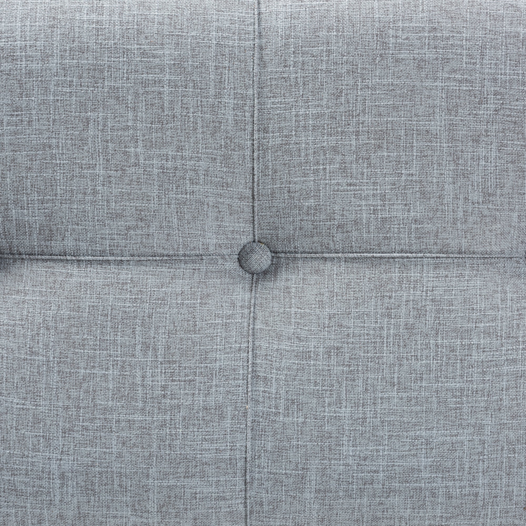 Flynn Modern Transitional Grey Fabric Upholstered 2-Drawer Storage Trunk Ottoman