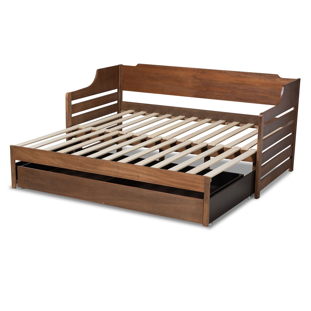 Jameson White Expandable Twin to King Size Daybed with Drawer