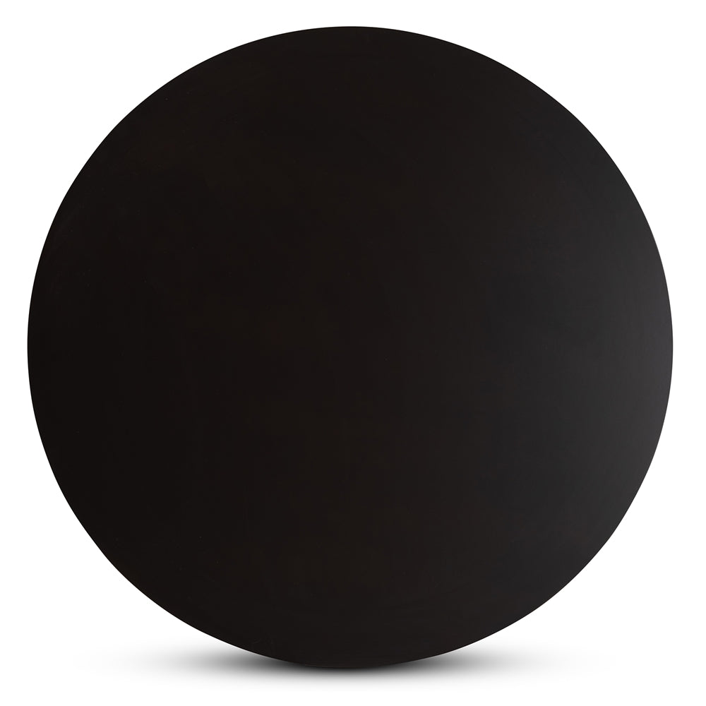 Irene Modern and Contemporary Dark Brown Finished 35-Inch-Wide Round Wood Dining Table