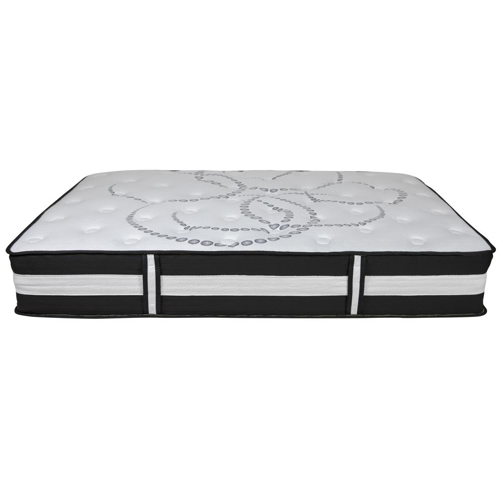 12 Inch Hybrid Pocket Spring Mattress, Full Mattress in a Box