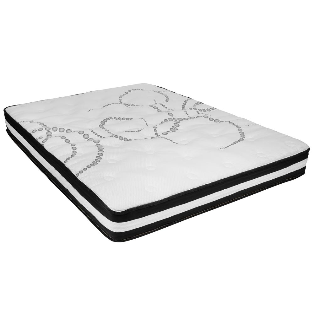 10 Inch Hybrid Pocket Spring Mattress, Queen Mattress in a Box