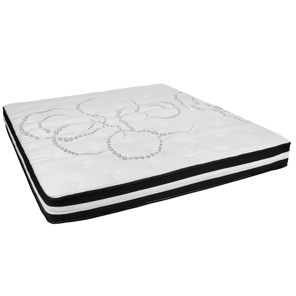 10 Inch Hybrid Pocket Spring Mattress, King Mattress in a Box