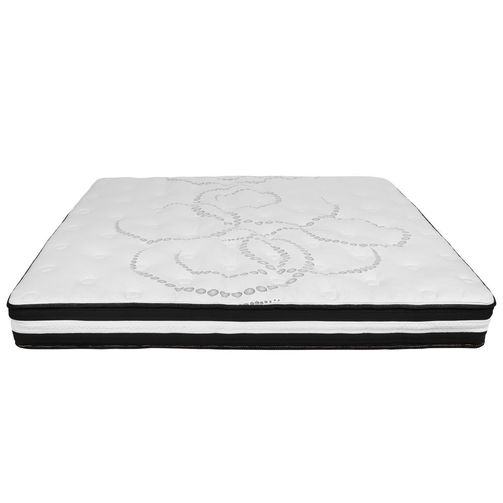 10 Inch Hybrid Pocket Spring Mattress, King Mattress in a Box