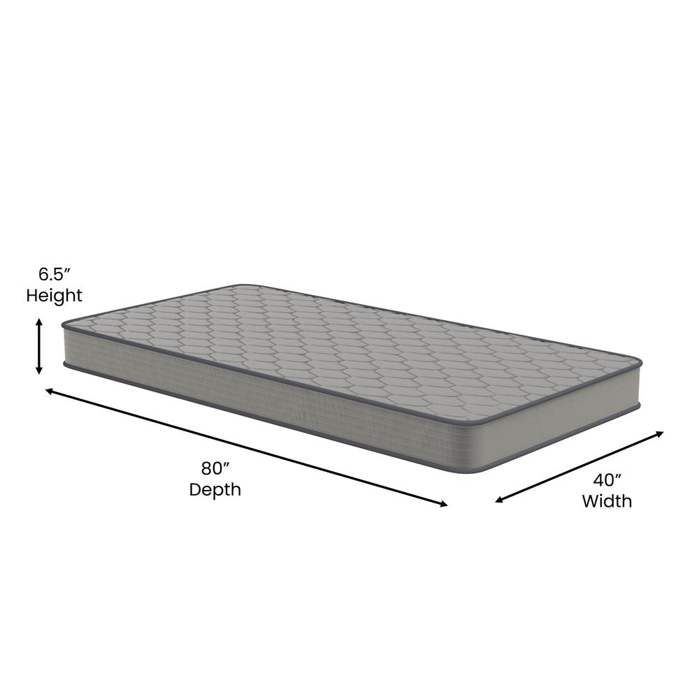 6 Inch CertiPUR-US Certified Spring Mattress, Twin XL Mattress in a Box