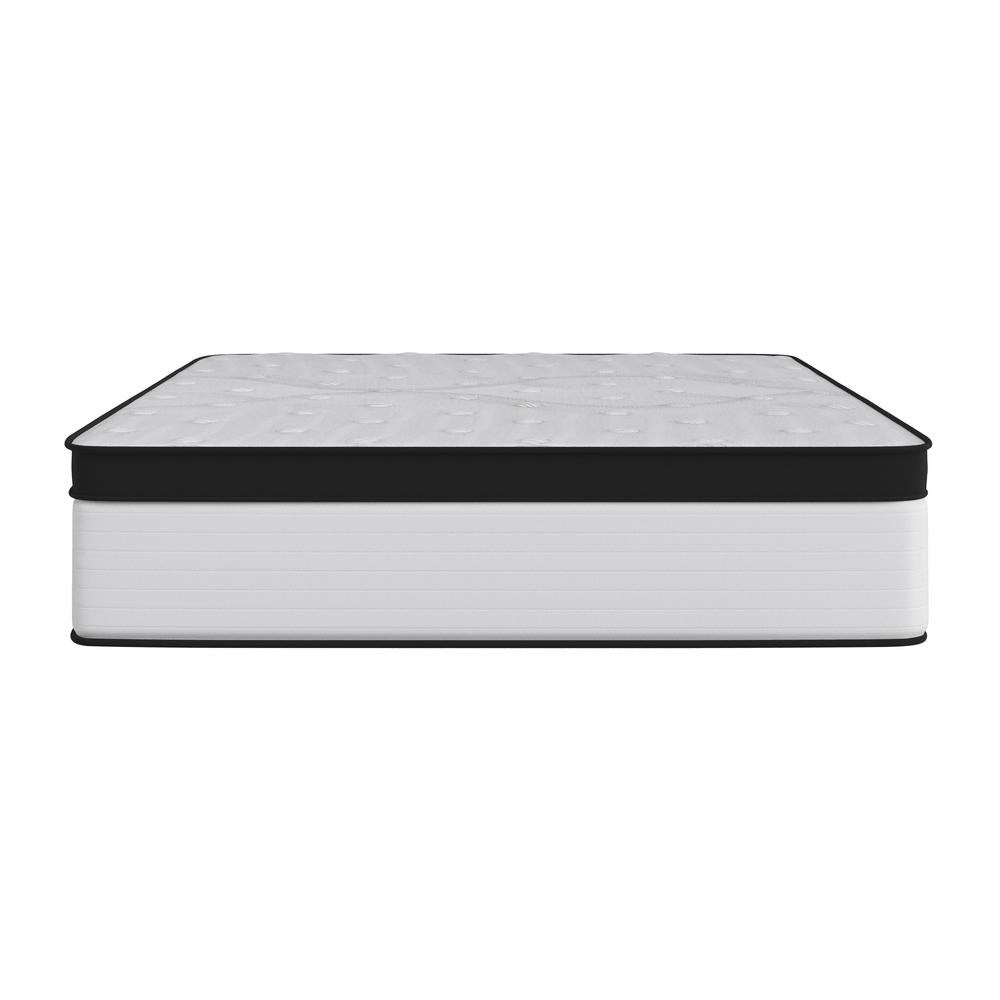 Firm 12 Inch Hybrid Pocket Spring Mattress, Full Mattress in a Box