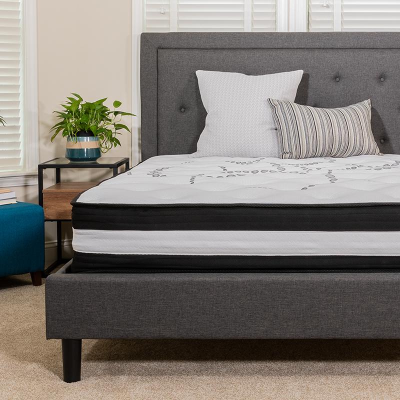 10 Inch Hybrid Pocket Spring Mattress, Full Mattress in a Box