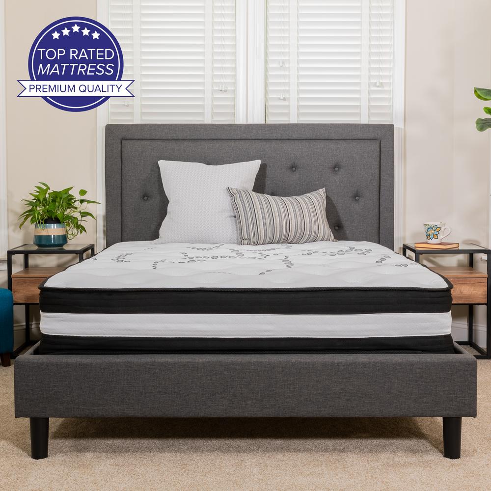 12 Inch Hybrid Pocket Spring Mattress, Twin Mattress in a Box