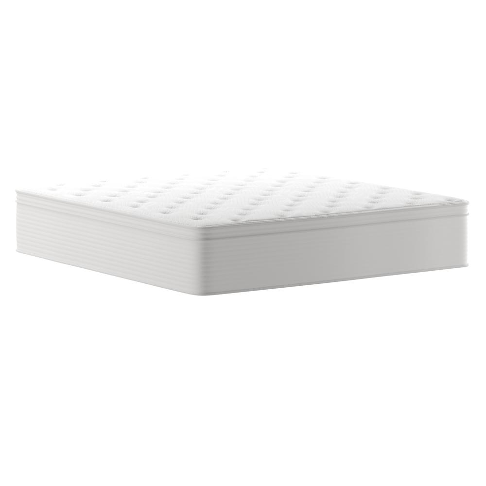 King Mattress in a Box 14 Inch, Memory Foam Hybrid Pocket Spring Mattress