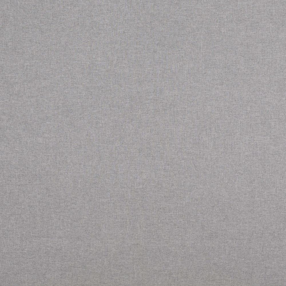 Light Grey Twin Fabric Upholstered Platform Bed - Headboard with Rounded Edges