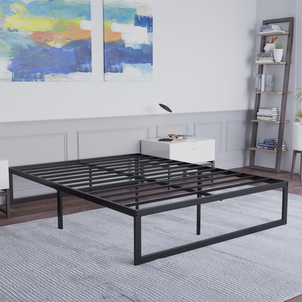 Universal 14 in Metal Platform Bed Frame - Full