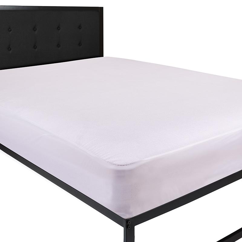 Vinyl Free Mattress Protector - Breathable Fabric Surface, Full