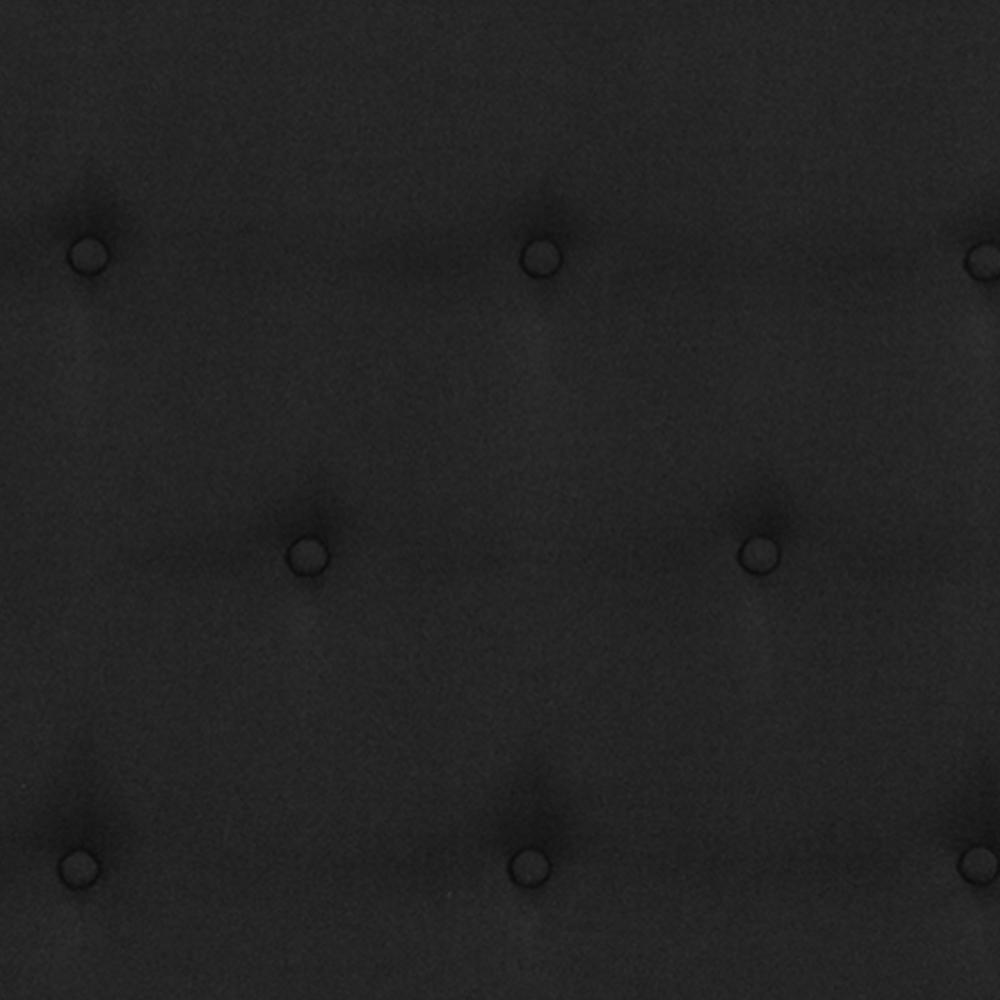 Marissa King Size Tufted Upholstered Platform Bed in Black Fabric