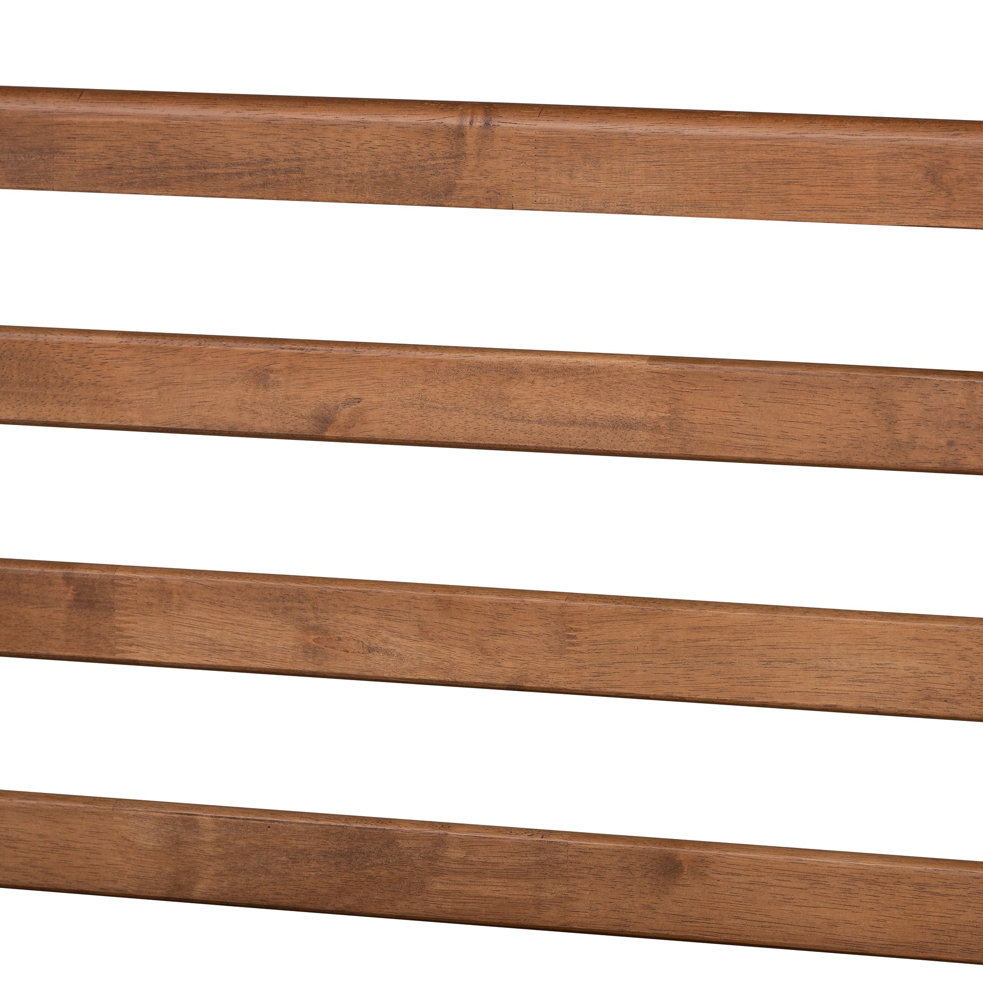 Ryo Walnut Brown Finished Wood Twin Size Platform Bed