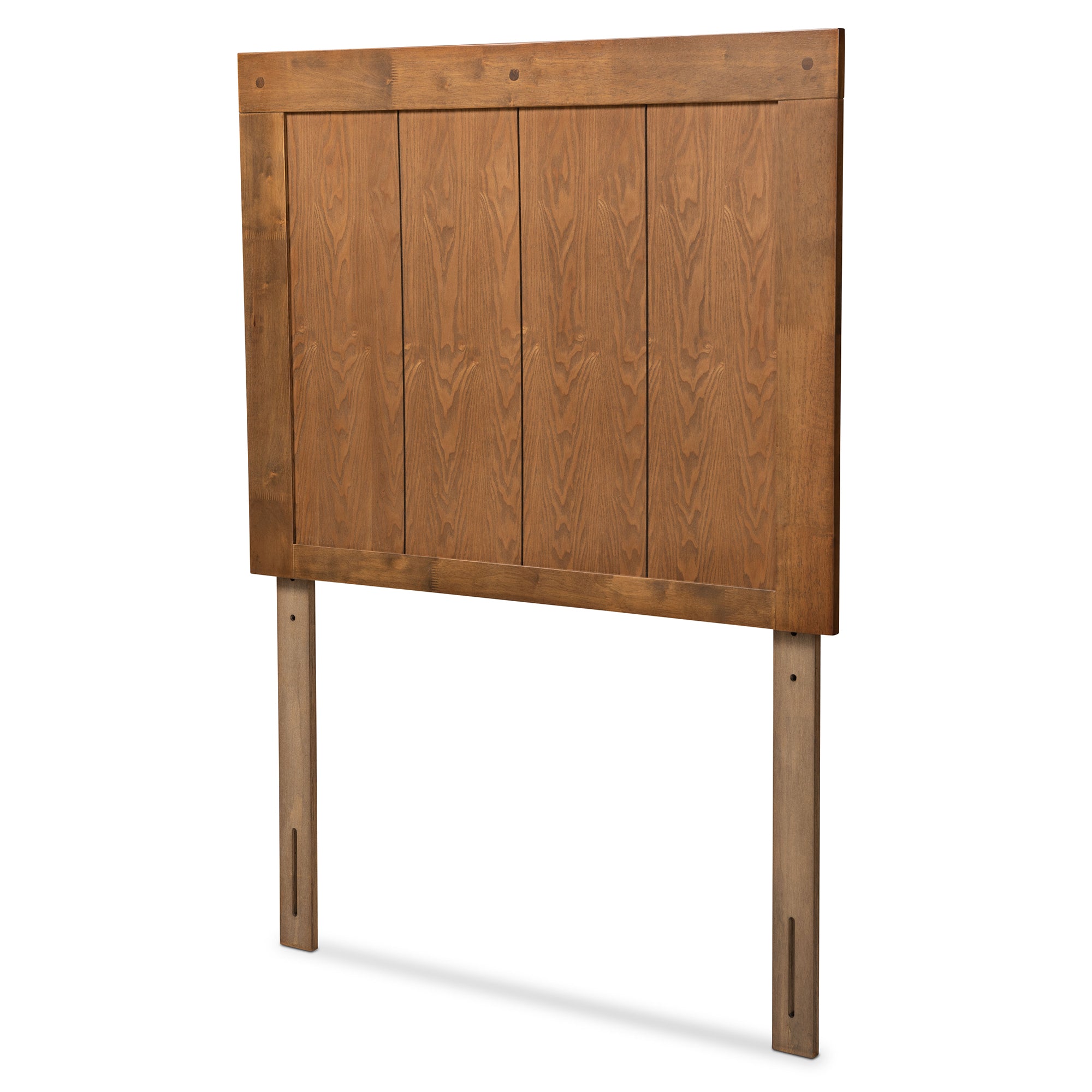 Baxton Studio Patwin Modern and Contemporary Transitional Ash Walnut Finished Wood Twin Size Headboard