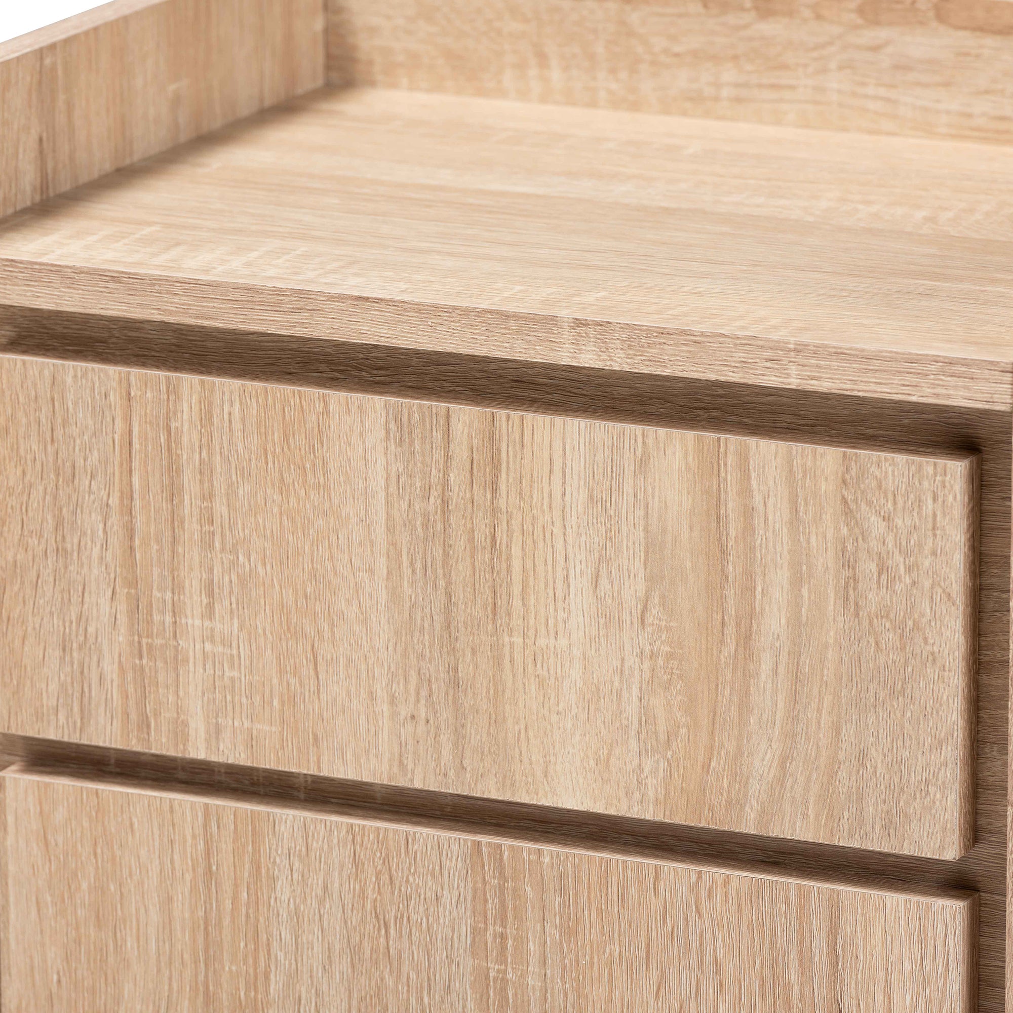 Hale Modern and Contemporary Oak Finished Wood 1-Door Nightstand