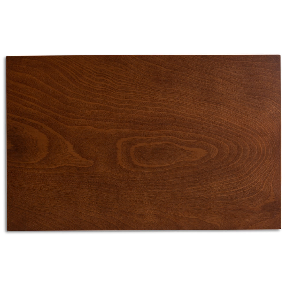 Erion Modern and Contemporary Walnut Brown Finished Wood 5-Piece Dining Set