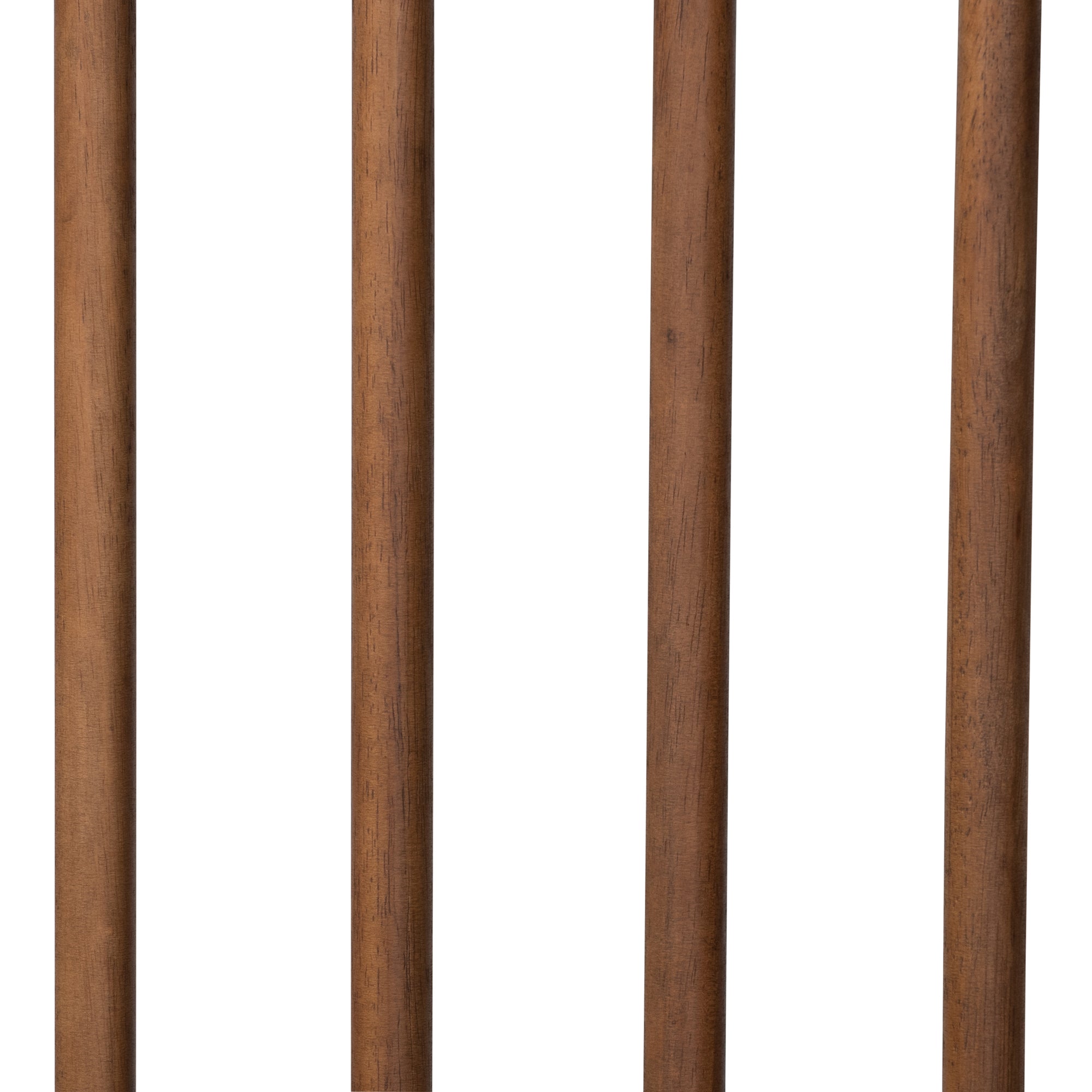 Donahue Abel King Walnut Brown Wood Platform Bed  Mid-Century Style with Tapered Legs