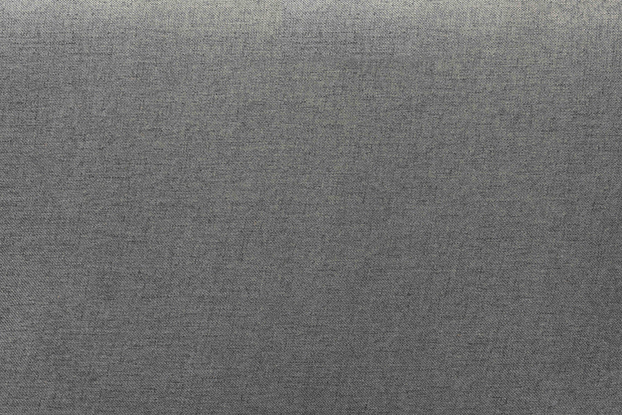 Abner Modern and Contemporary Transitional Dark Grey Fabric Upholstered and Walnut Brown Finished Wood King Size Headboard