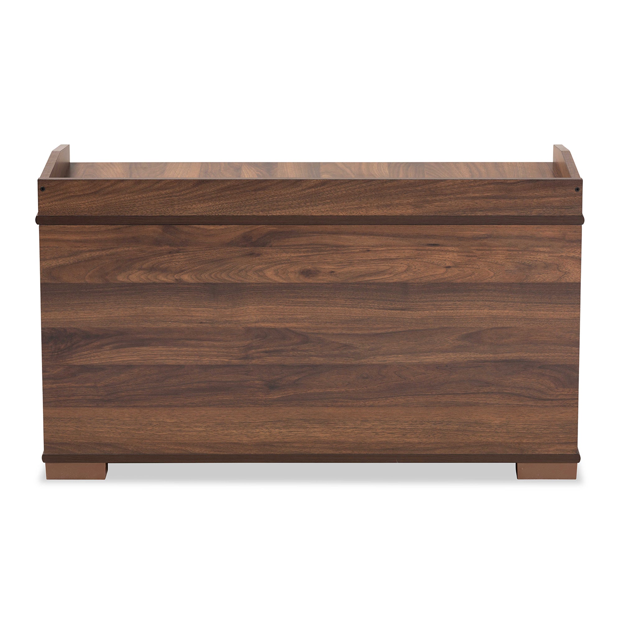 Mariam Modern and Contemporary Walnut Brown Finished Wood Cat Litter Box Cover House
