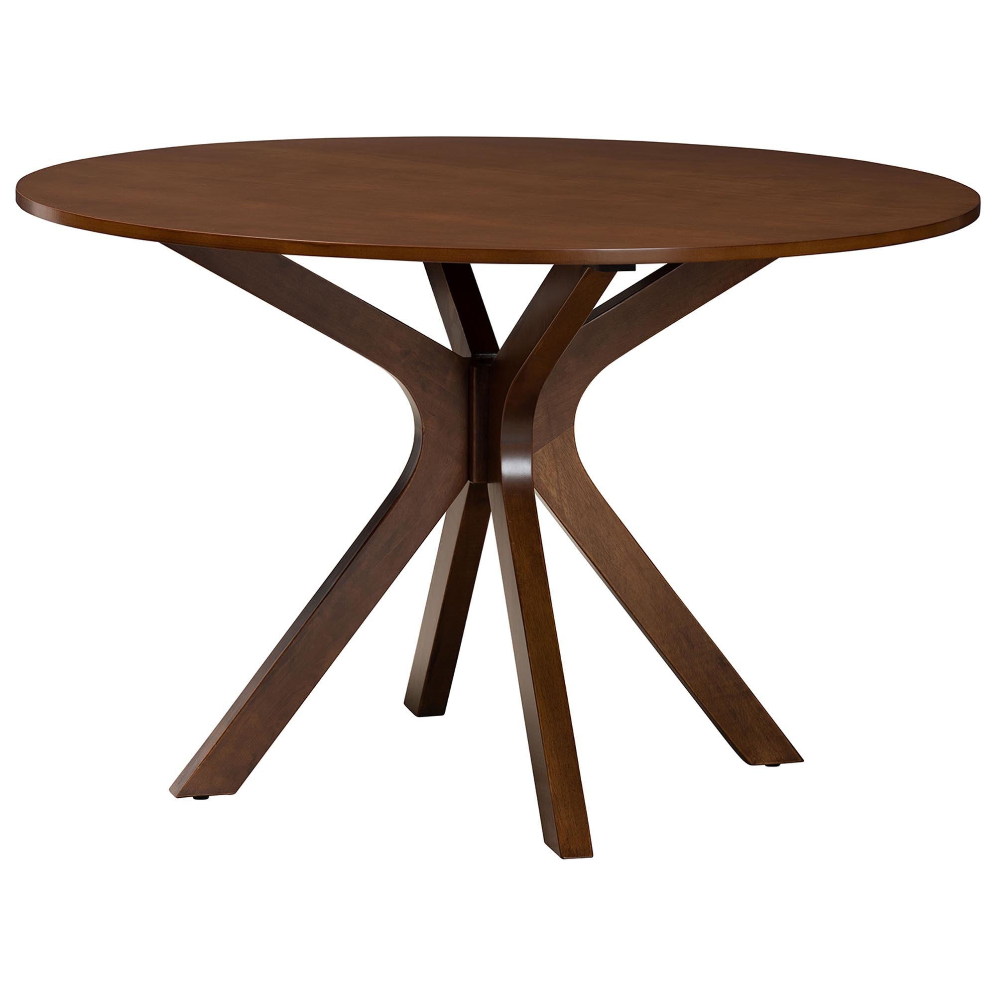 Eira Modern Grey and Walnut Brown Wood 7-Piece Dining Set
