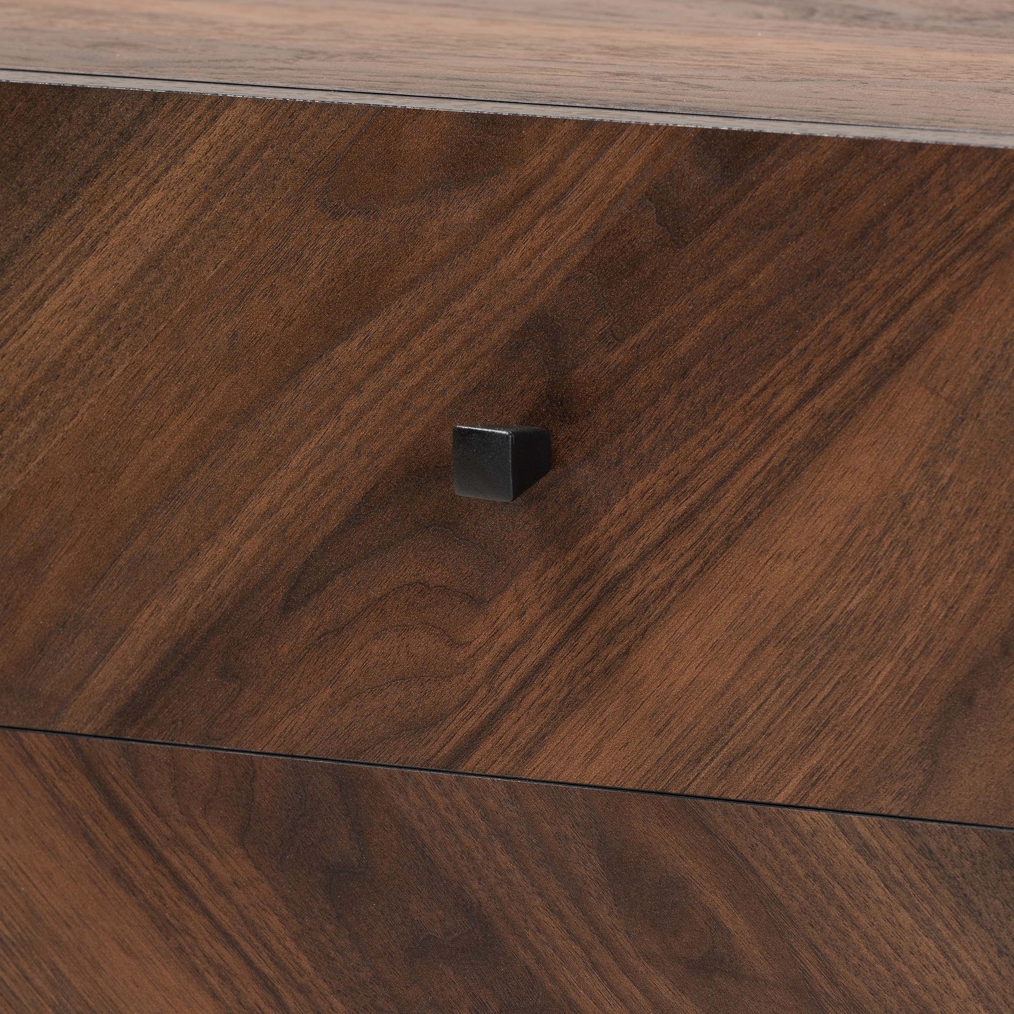 Hartman Mid-Century Modern Walnut Brown Finished Wood TV Stand