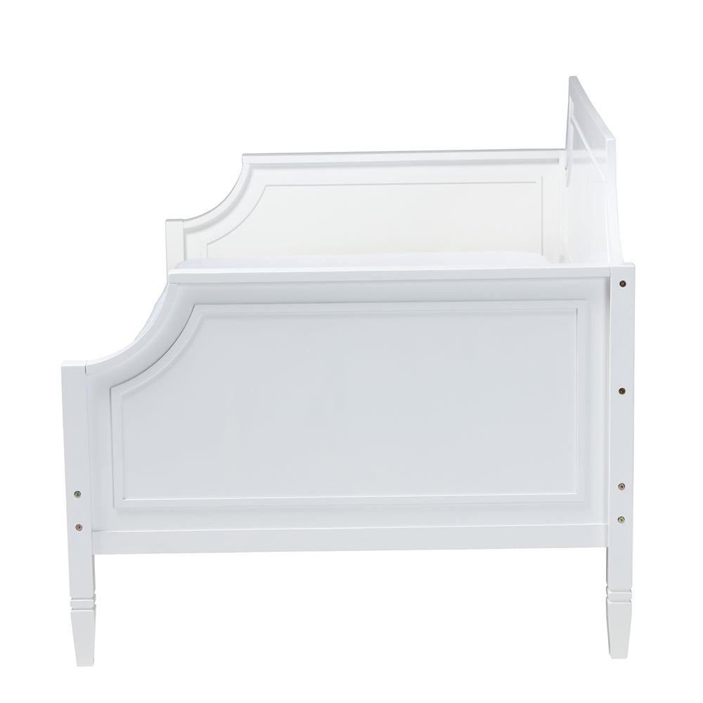 Mariana Classic And Traditional White Finished Wood Full Size Daybed