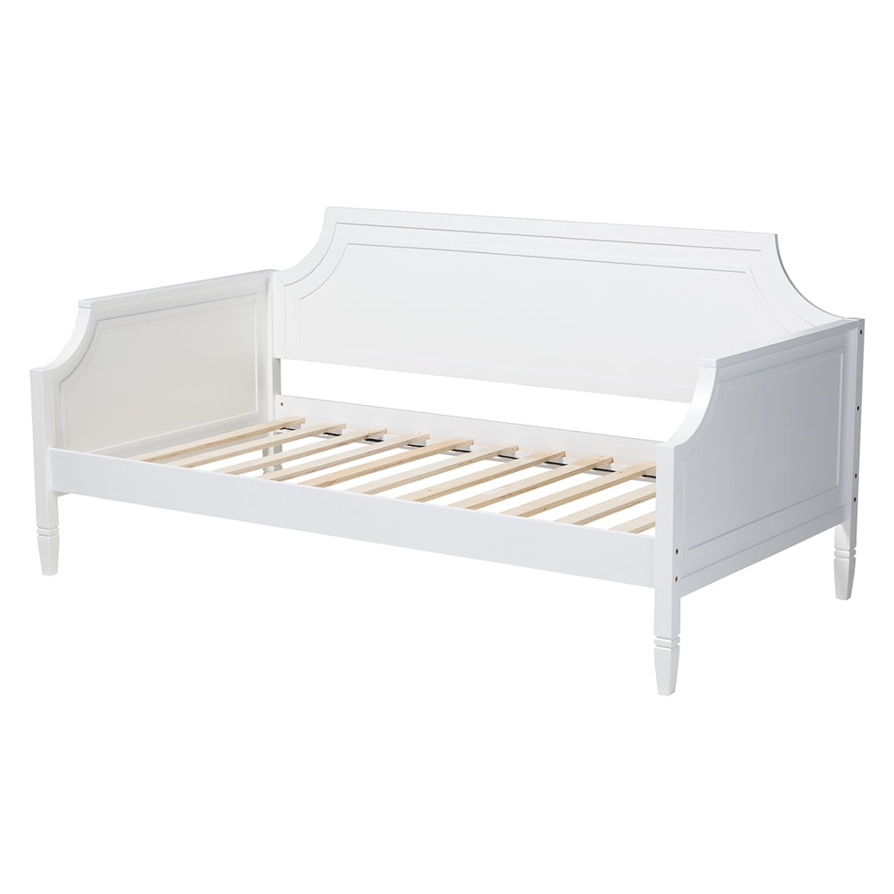 Mariana Classic And Traditional White Finished Wood Full Size Daybed