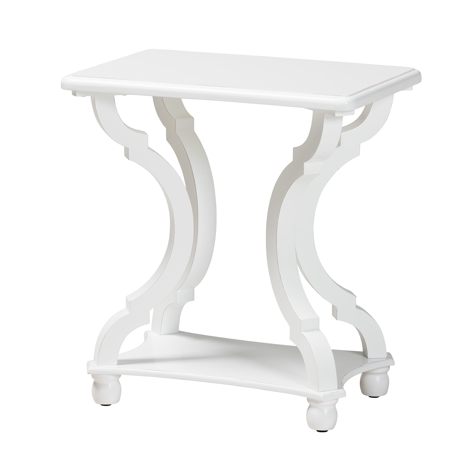 Baxton Studio Cianna Classic and Traditional White Wood End Table