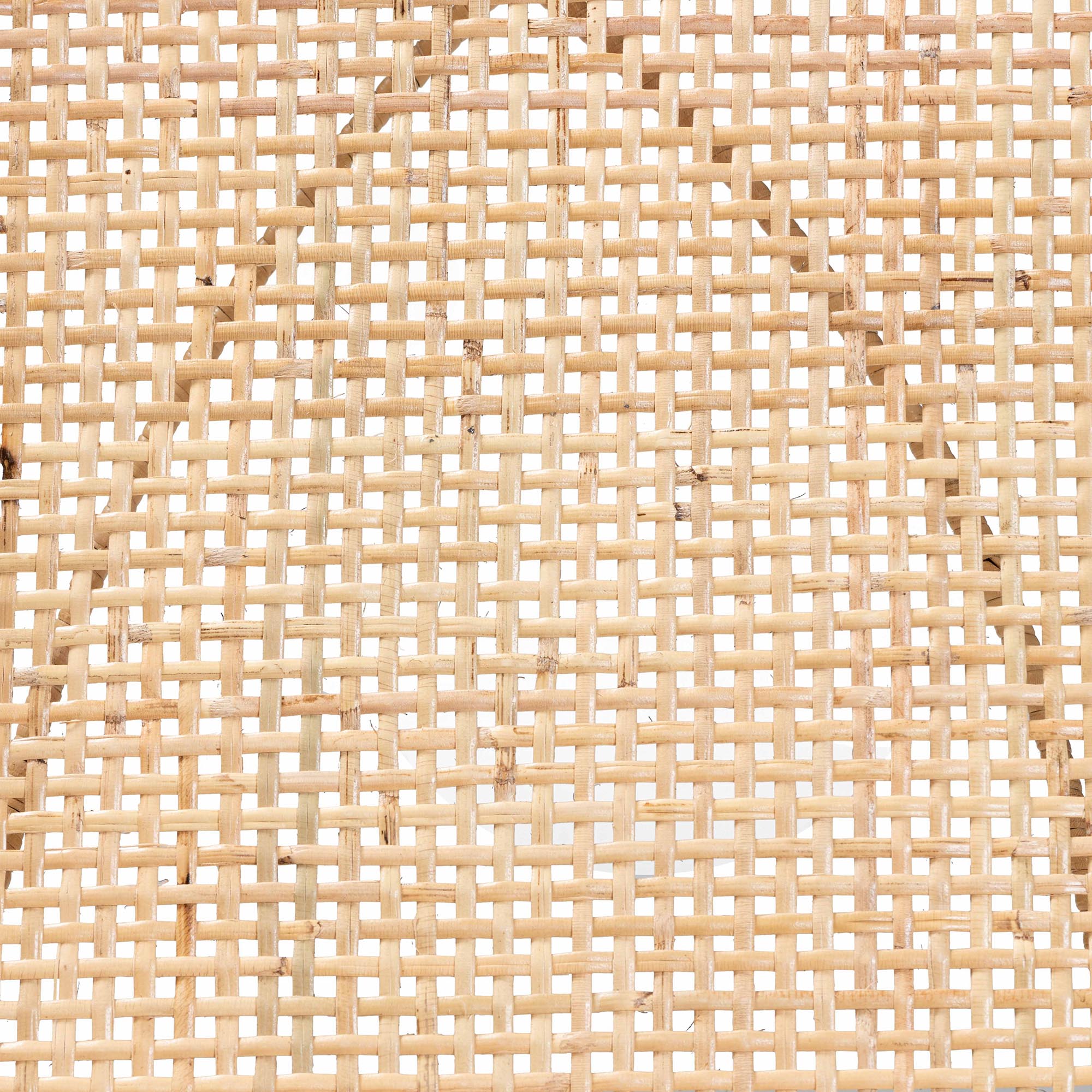 Sabelle Japandi Natural Brown Mahogany Wood and Rattan 5-Piece Dining Set