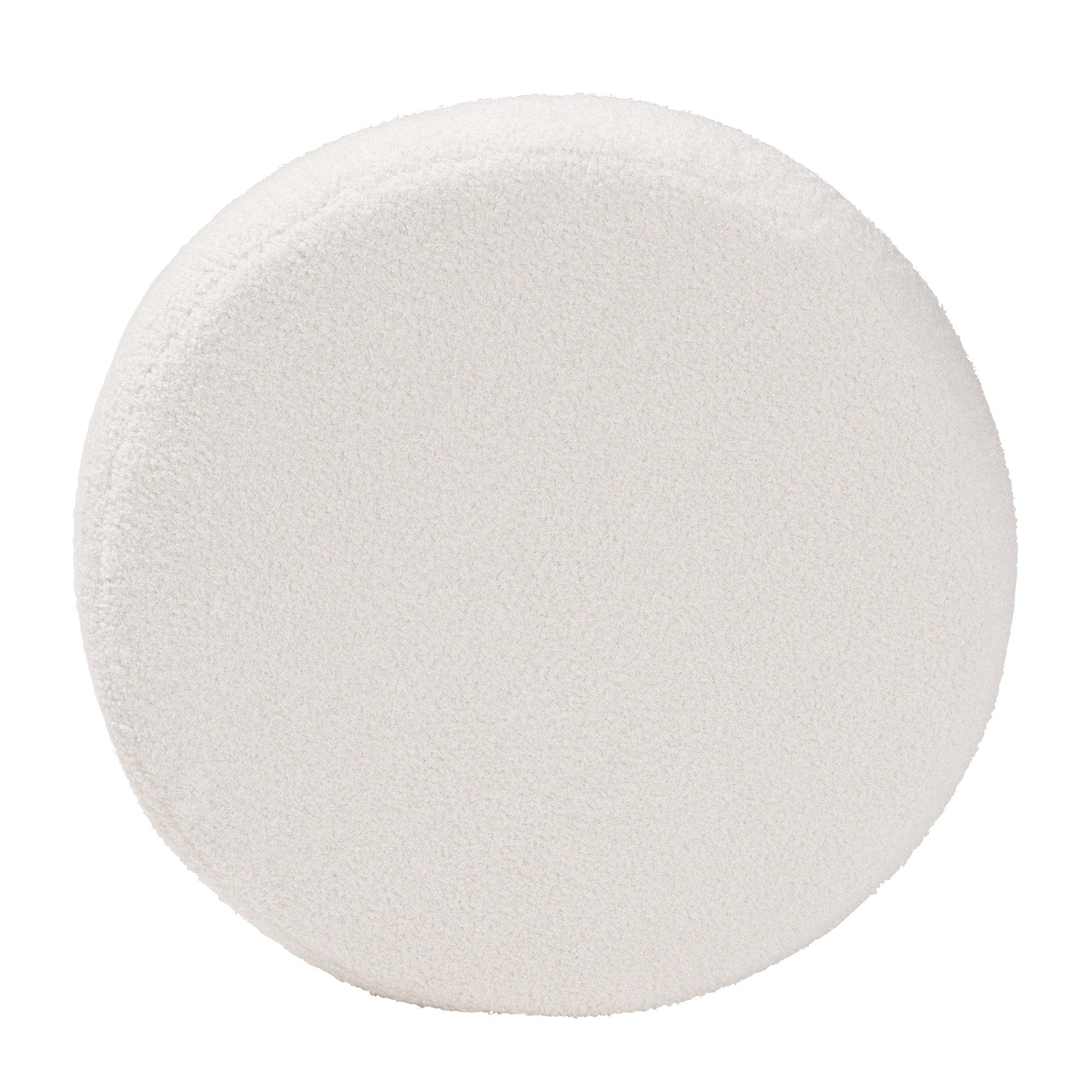 Tabitha Modern and Contemporary Ivory Boucle Upholstered Storage Ottoman