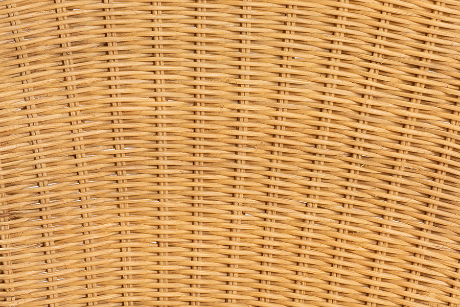 bali & pari Barito Modern Bohemian Natural Brown Rattan Dining Chair