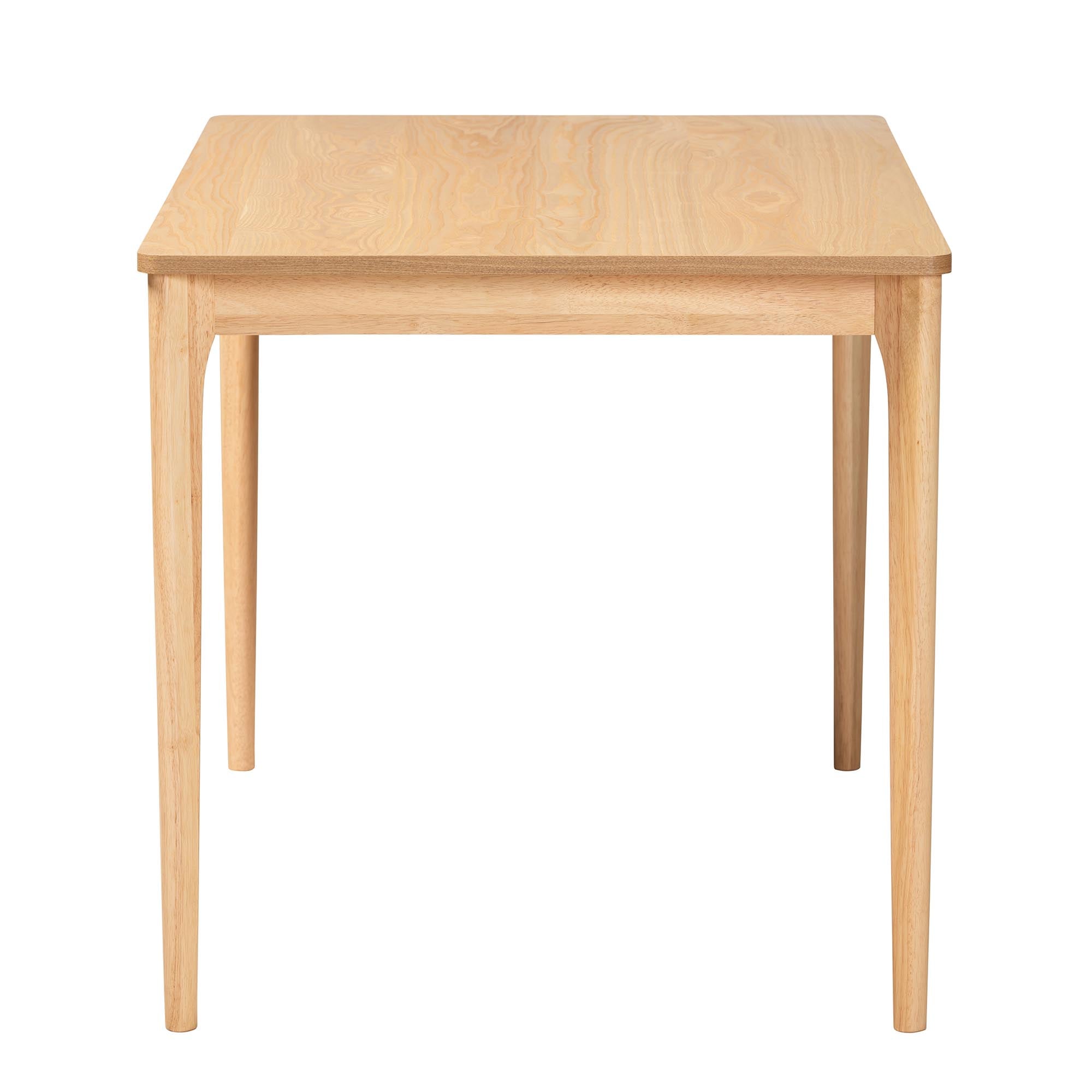 Sherwin Mid-Century Modern Natural Oak Finished Wood Dining Table