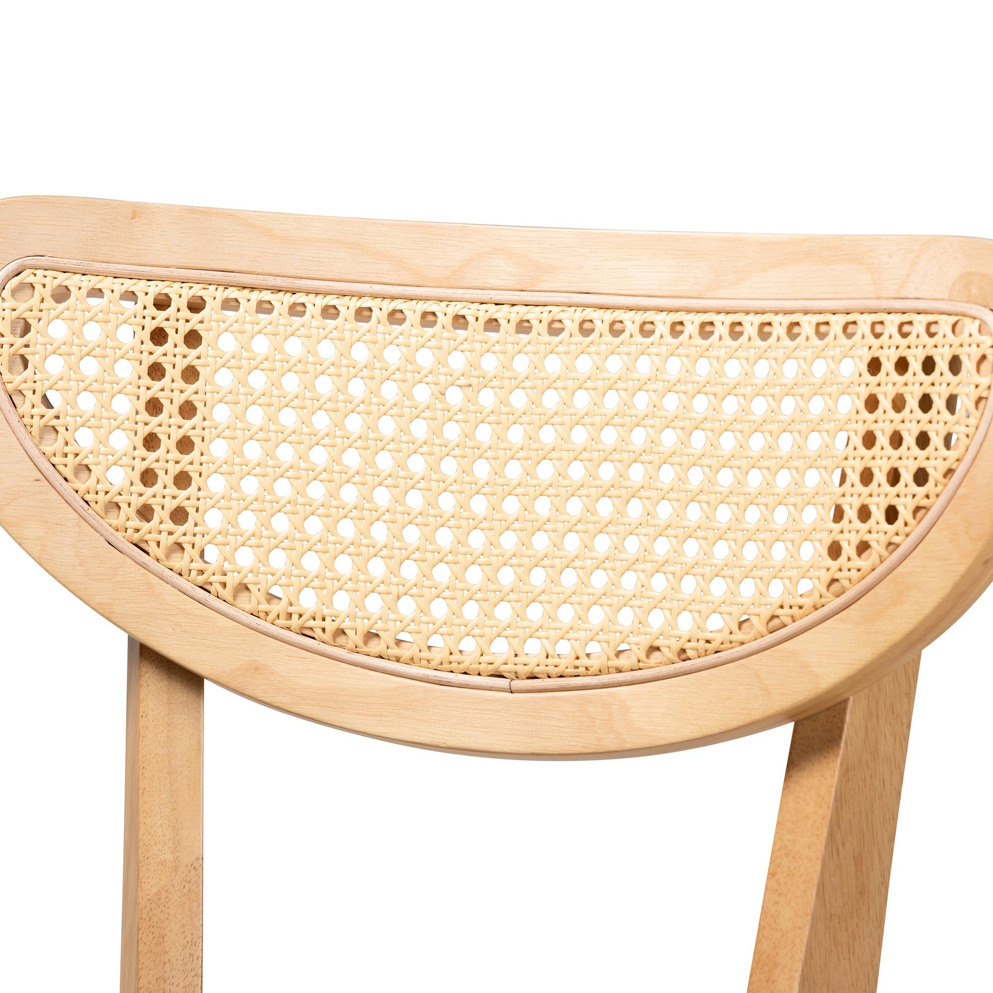 Dannell Mid-Century Modern Grey Fabric and Natural Oak Finished Wood 5-Piece Pub Set