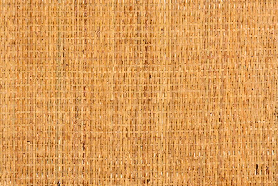 Savitri Modern Bohemian Natural Rattan 2-Tier Console Table