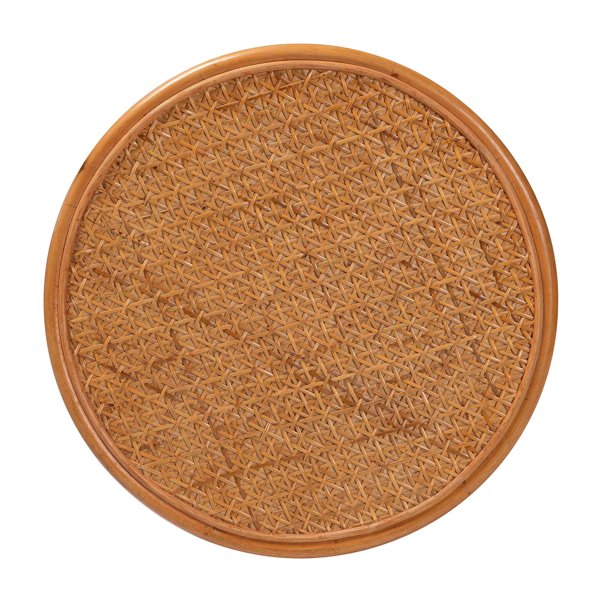 Eldon Bohemian Honey Rattan Large End Table