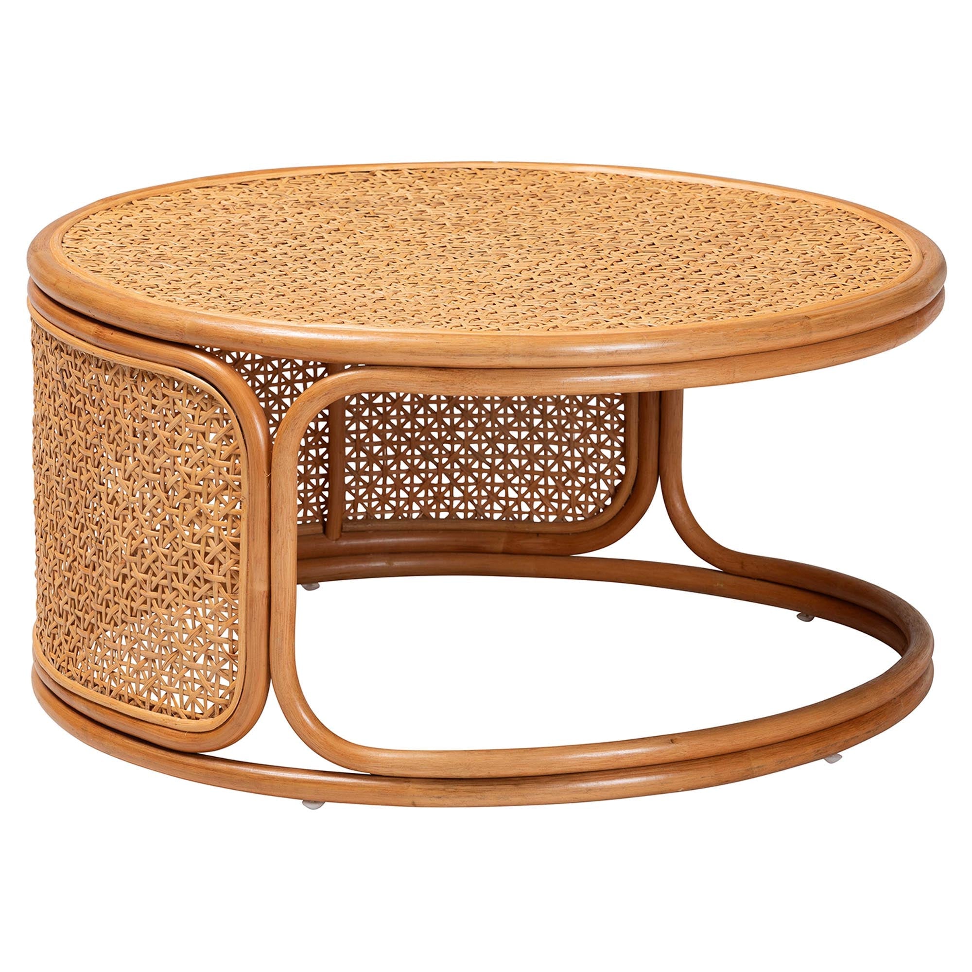 Eldon Bohemian Honey Rattan Coffee Table