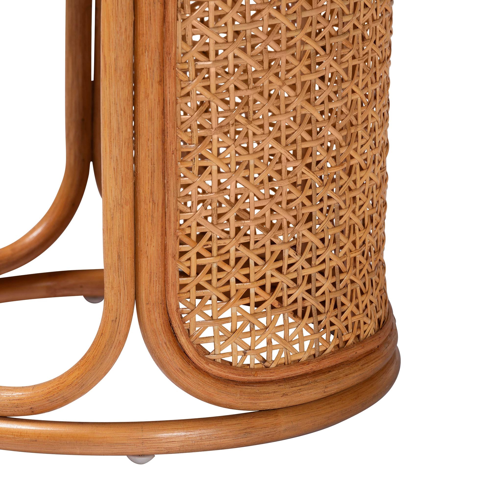 Eldon Bohemian Honey Rattan End Table
