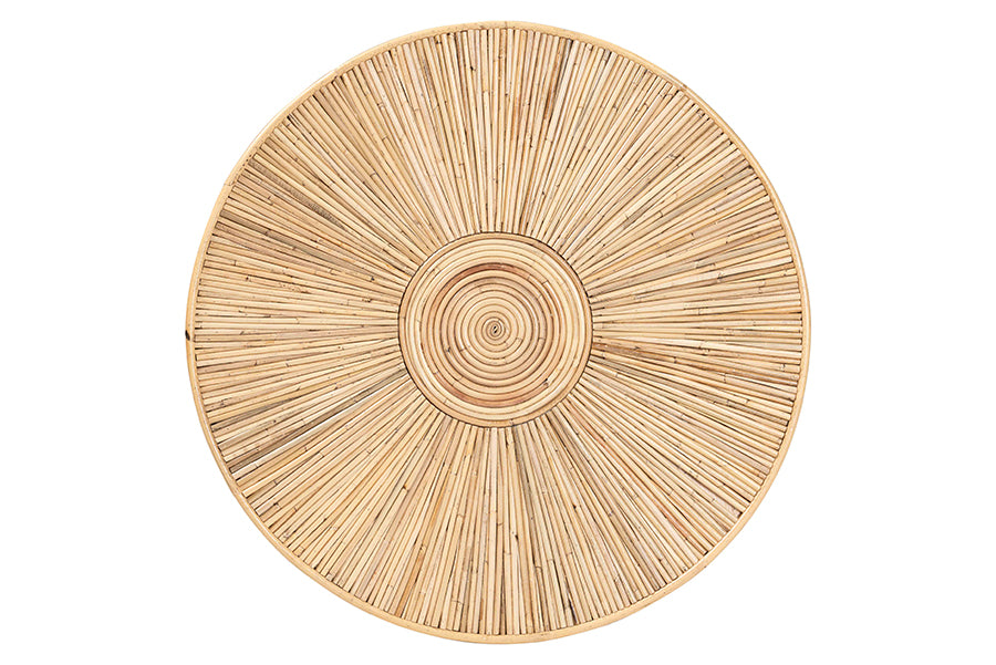 Miami Bohemian Light Honey Rattan Coffee Table