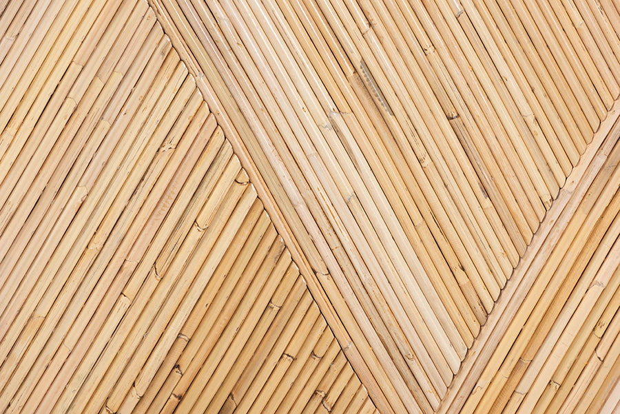 Iryna Modern Bohemian Natural Rattan Console Table