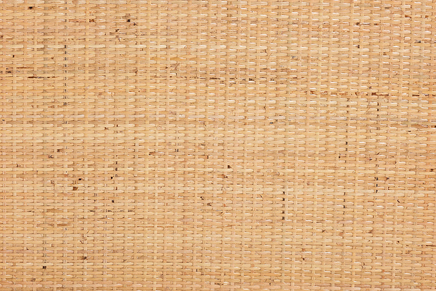 Lombok Modern Bohemian Natural Rattan End Table