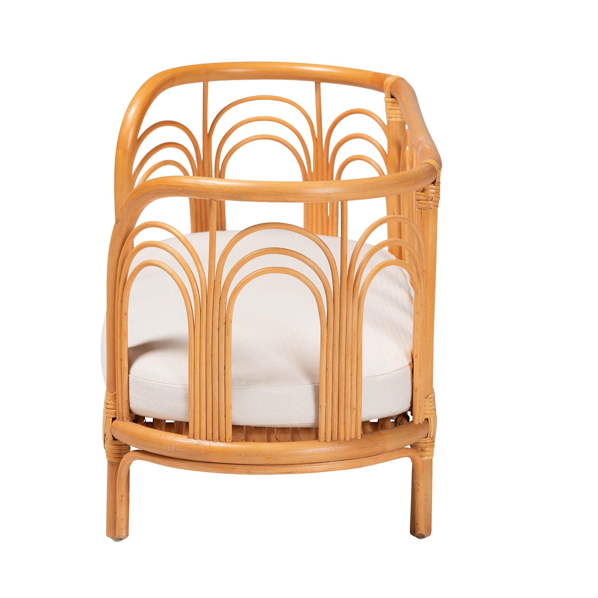 Nariko Bohemian Light Honey Rattan Pet Bed