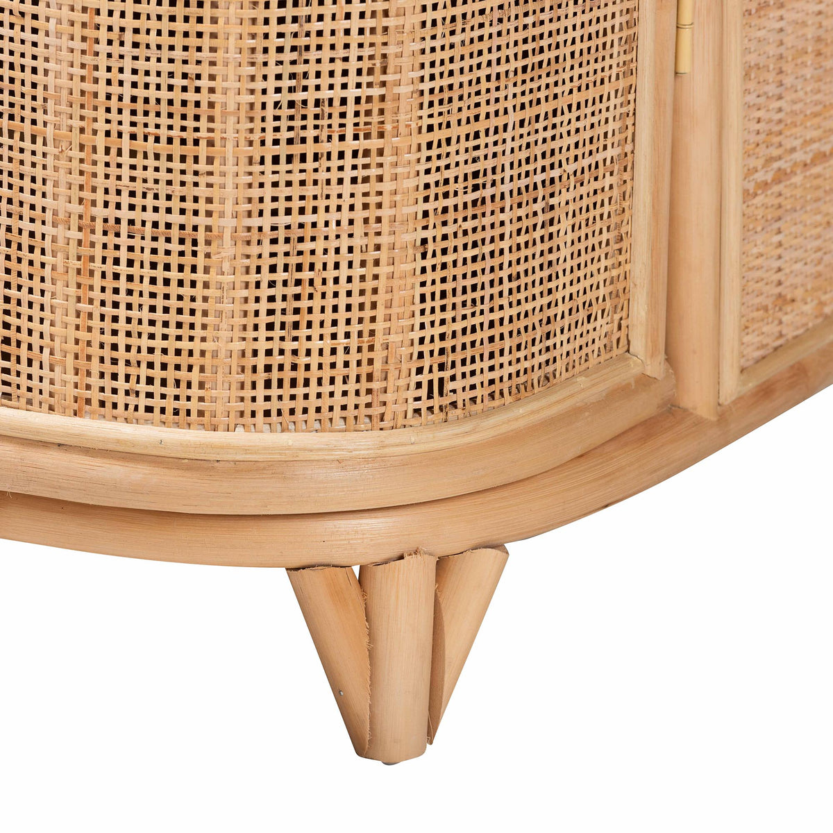 Yanka Bohemian Natural Rattan Storage Cabinet