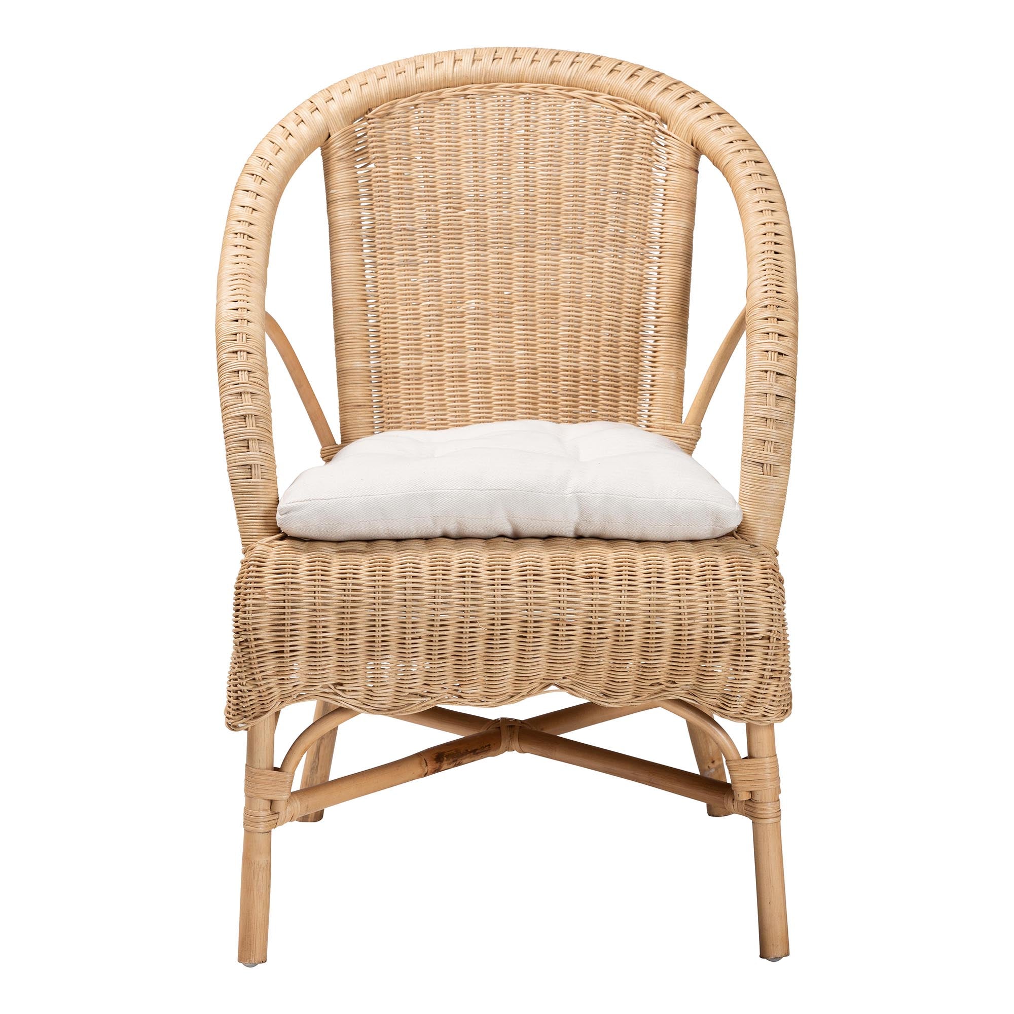 Reinu Natural Rattan Dining Chair
