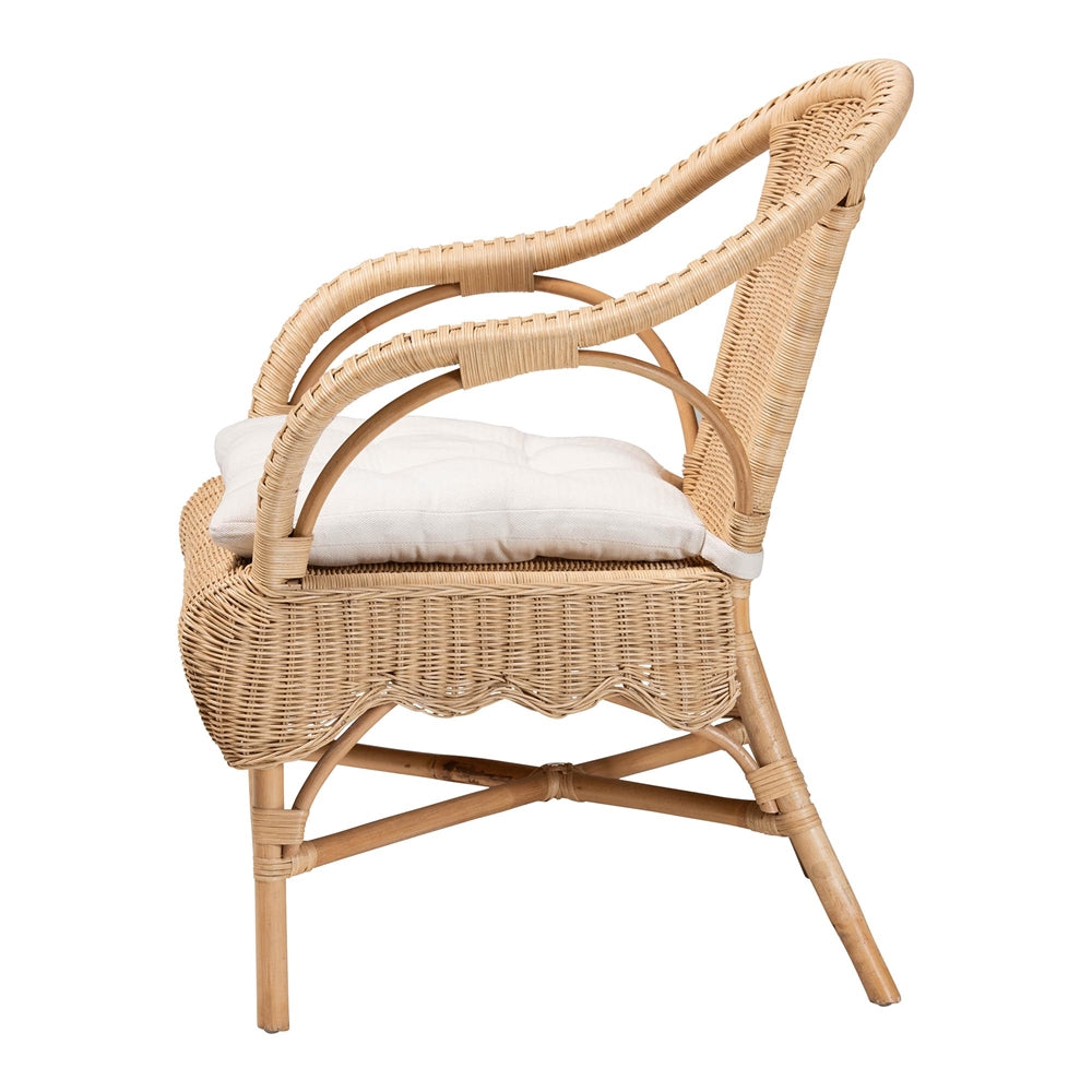 Reinu Natural Rattan Dining Chair