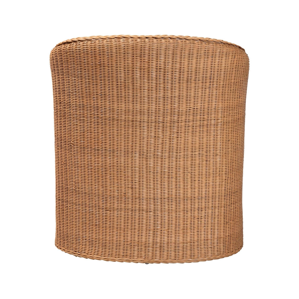 Tessa Bohemian Light Honey Rattan Arm Chair