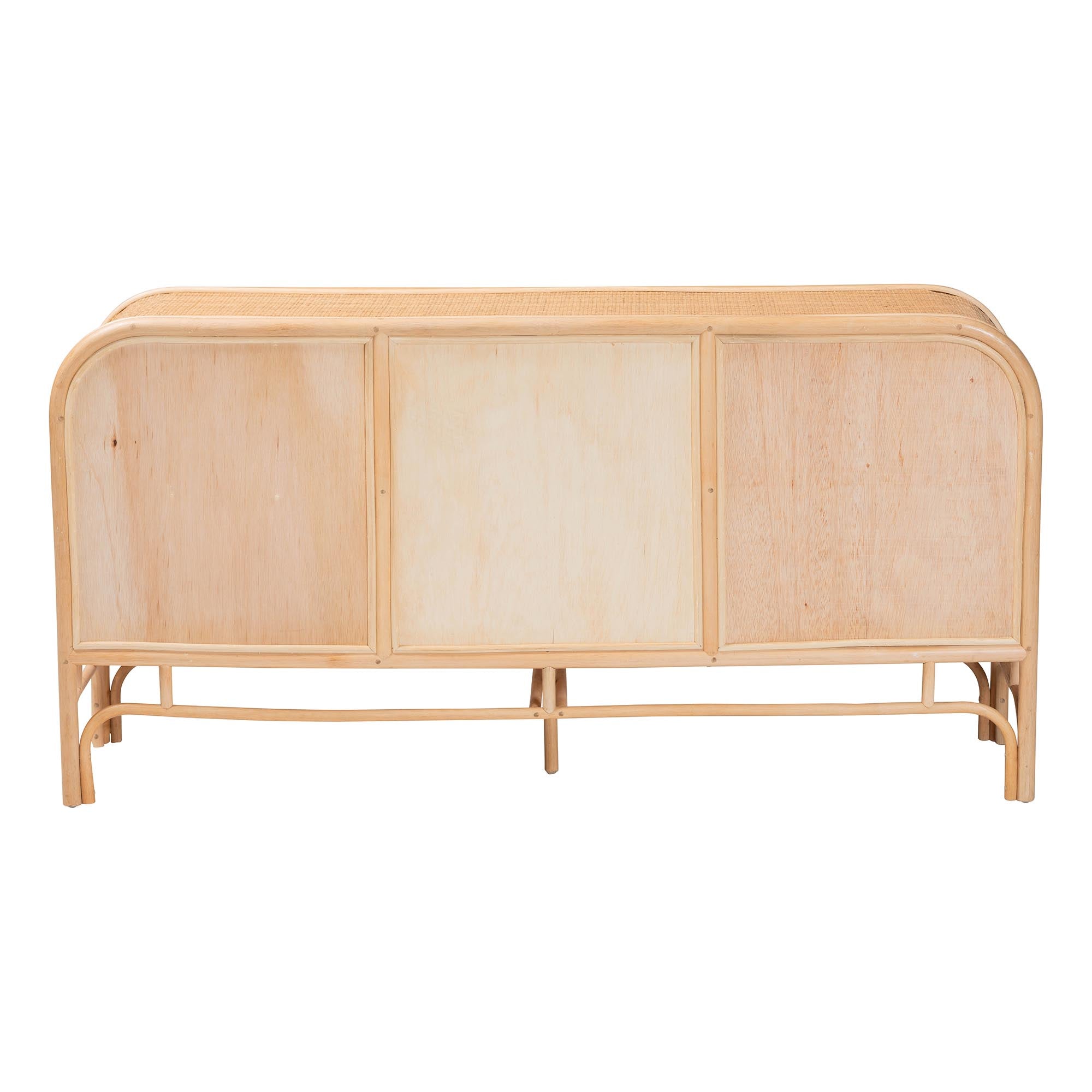 Carabella Bohemian Natural Rattan 2-Door Storage Cabinet