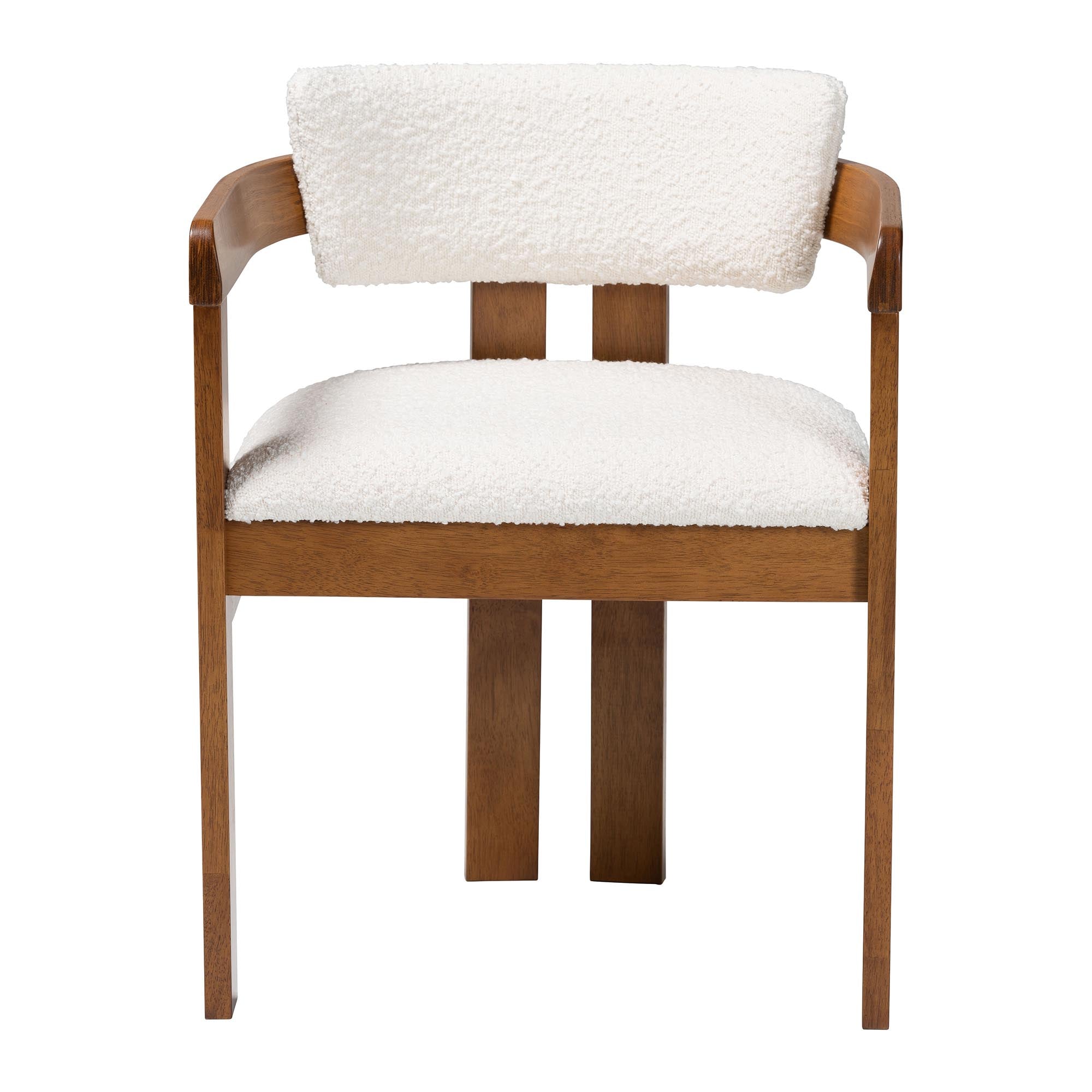 Carice Modern Cream Boucle Dining Chair