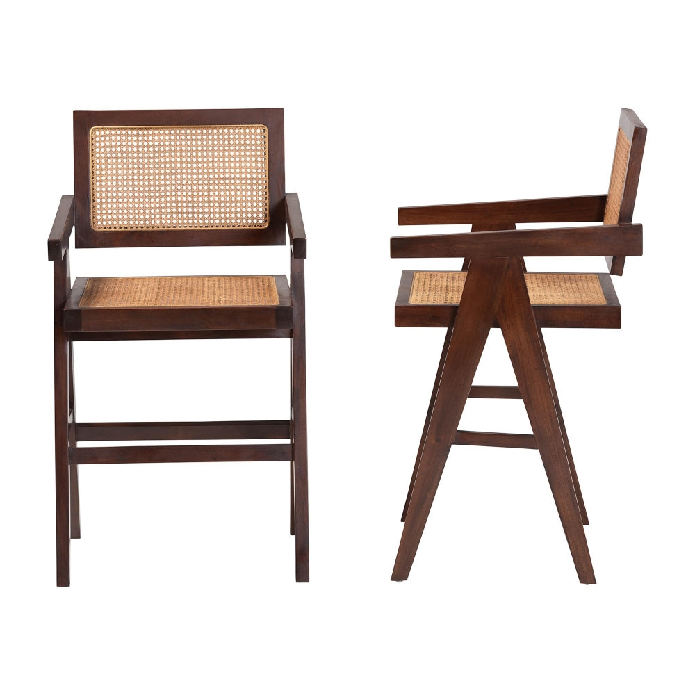 Kresna Natural Rattan Counter Stool