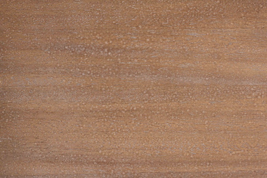 Legrand Classic French Two-Tone White and Natural Brown 1-Drawer End Table