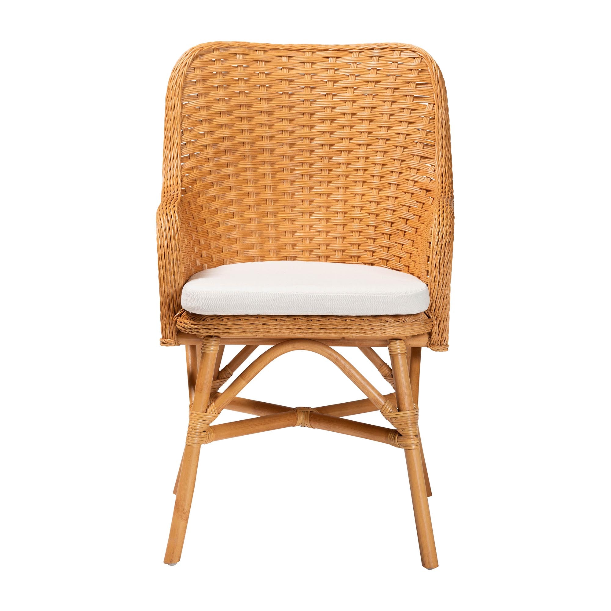 Celsie Bohemian Light Honey Rattan Dining Chair